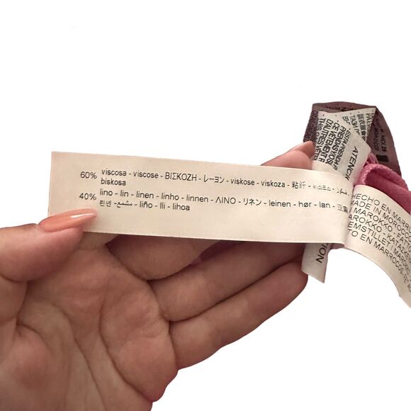 ZARA Linen Blend Slouchy Romper‎ NWT Sz Medium - Picture 5 of 5